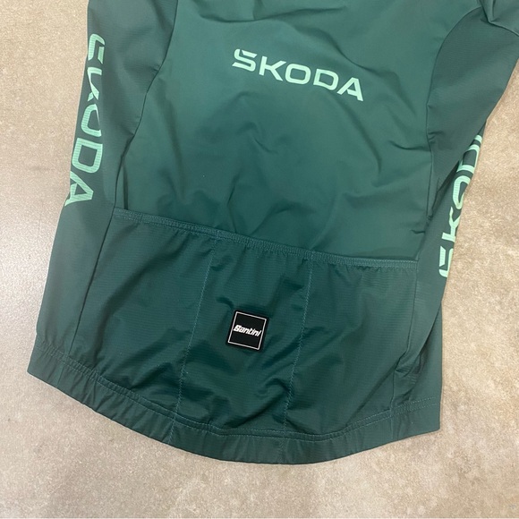 Tour de France Fan Line Sprint Points Leader Mens Green Jersey by Santini - Picture 8 of 9